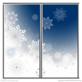 雪花移门