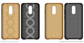 几何线条镭雕图案手机壳