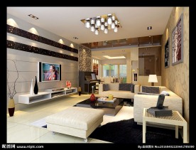 客厅电视背景墙