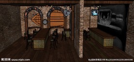 咖啡厅草图大师SU模型