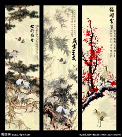 国画松竹梅