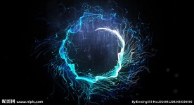 粒子浮现LOGOAE模板