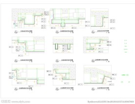 天花节点大样CAD图