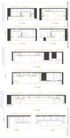户型样板房天花剖面图