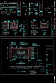 欧式别墅CAD施工图