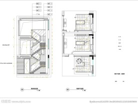 家居楼梯平面图纸