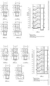 家居楼梯立面施工图