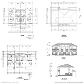 豪庭别墅建筑图