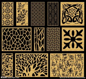 镂空雕花