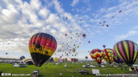 气球嘉年华延时拍摄