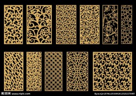镂空雕花