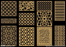 镂空雕花