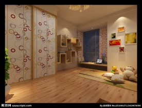 儿童房布置效果图