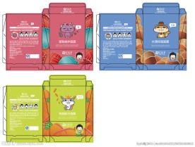 面膜彩盒 动物面膜 猫 兔子