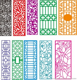 镂空花纹 雕花 窗花