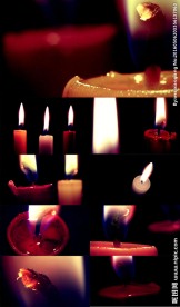 蜡烛燃烧特写实拍视频