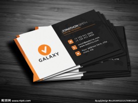 大气名片模板