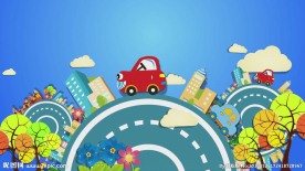 卡通摩天轮旋转木马夜景LED