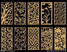 镂空雕花