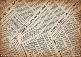 经典简约报纸背景墙