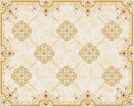 经典简约花纹背景墙