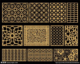 镂空雕花