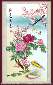 工笔牡丹