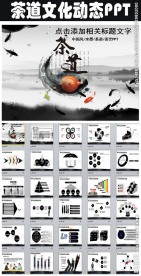 中国风茶道茶文化知识PPT模板