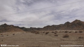 坐车青海沙漠高原戈壁滩实拍视频