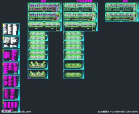 住宅酒店商业广场整套图纸