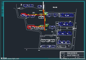 紫金城燃气二期低压管线竣工图