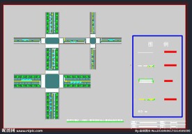 赣西万商红物流中心道路标线图