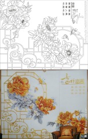 吉祥富贵 牡丹花