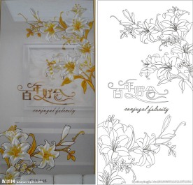 百年好合 百合花