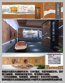 校园文化船文化馆墙面设计