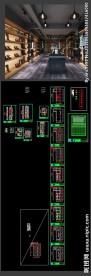 某服装店完整CAD施工图