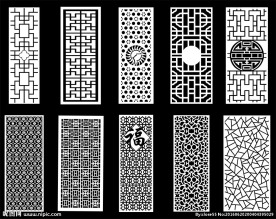 镂空雕花