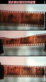 看胶片相机底片高清实拍视频素材