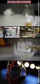 倒酒进高脚杯高清实拍视频素材