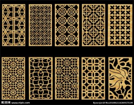 镂空雕花