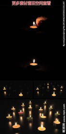 点蜡烛烛火亮起高清实拍视频素材