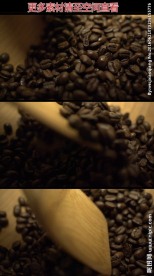 翻炒咖啡豆高清实拍视频素材