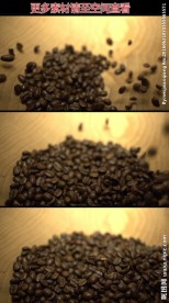 堆起来的咖啡豆高清实拍视频素材