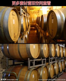 酒窖橡木桶高清实拍视频素材