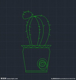 仙人掌cad