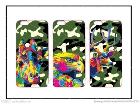 彩色动物手机壳