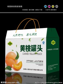 黄桃包装展开图