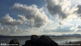 海平面日落实拍视频素材