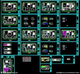 美容院装修设计图纸
