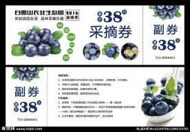 蓝莓采摘券